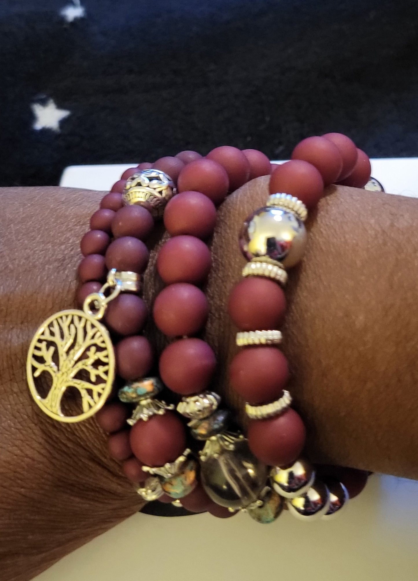 Burgundy Bangles