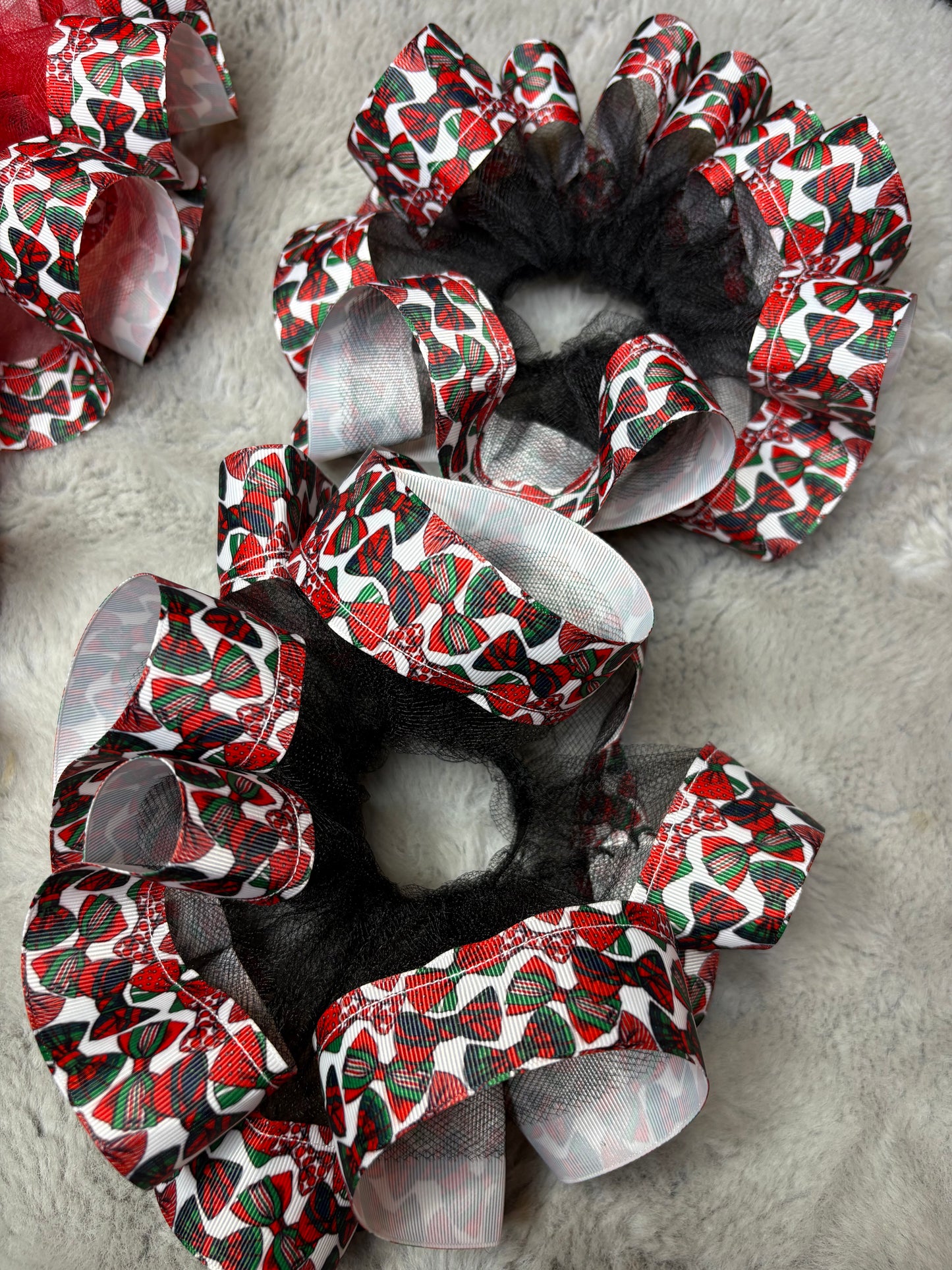 Holiday Ruffle Anklets