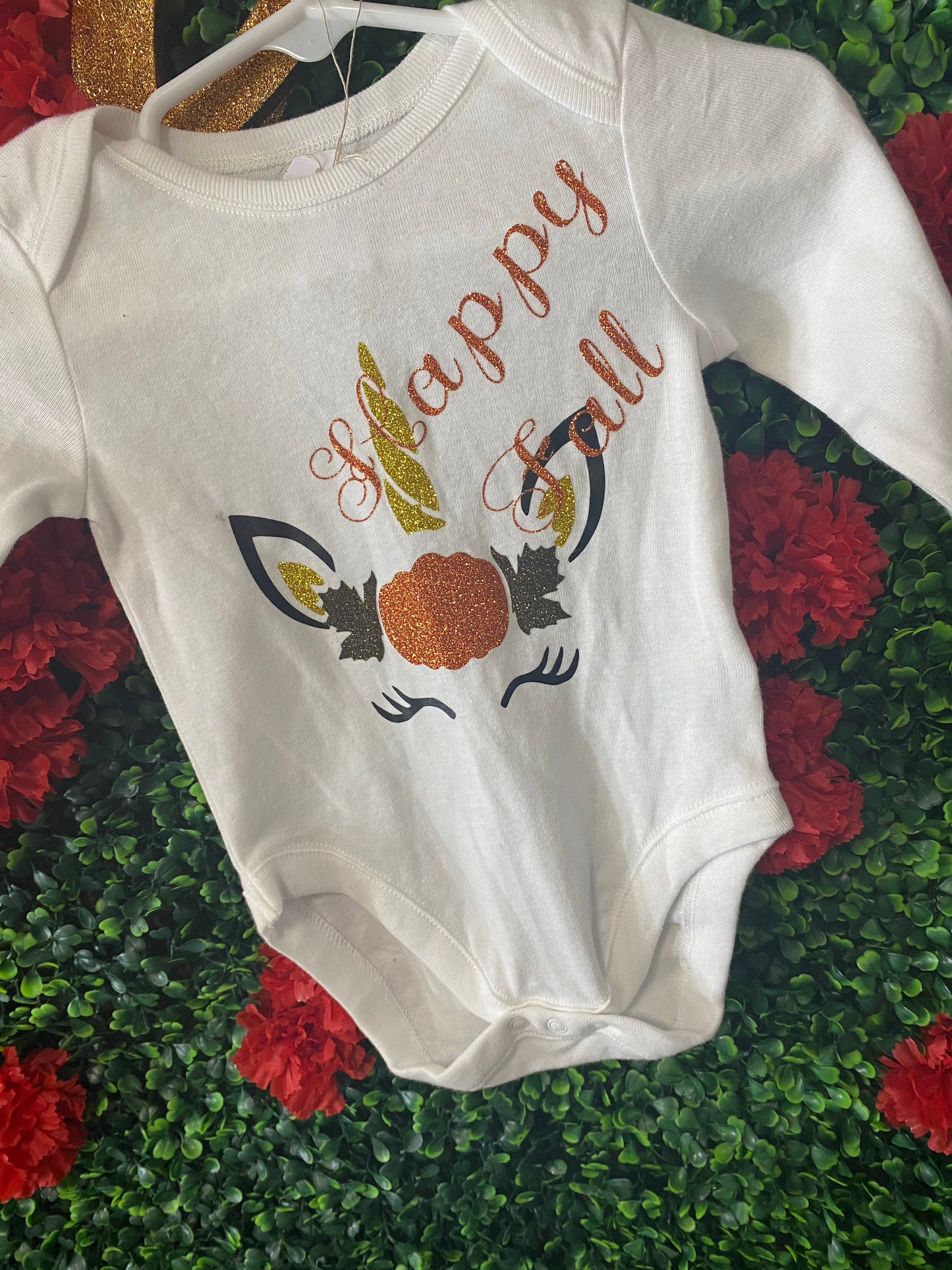 Happy Fall 2 piece onesie set