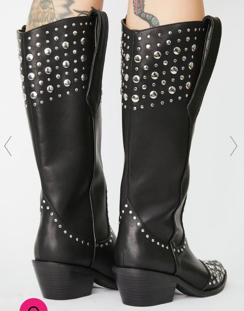 Studded Boots